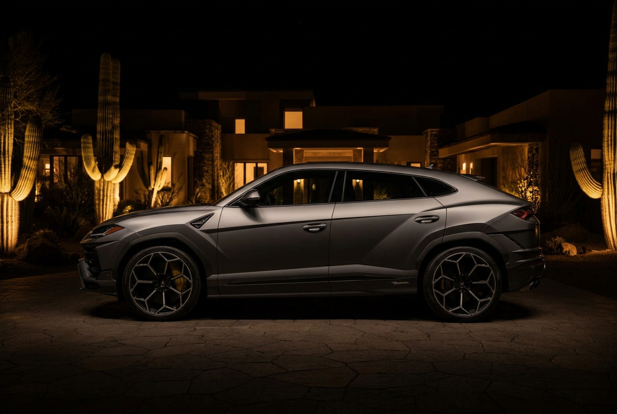 Lamborghini Urus Performante profile in Scottsdale