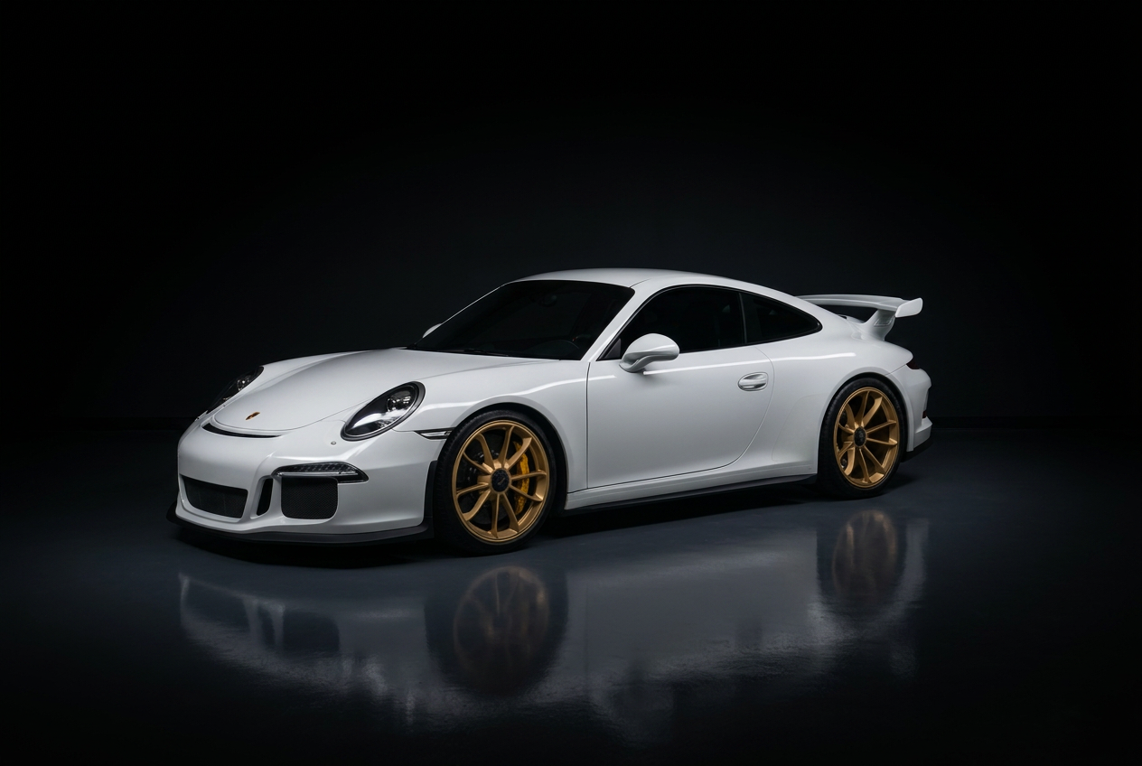Porsche 911 GT3 front three-quarter view